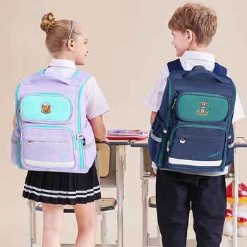 Ученически чанти голям капацитет за начално училище за Момичета и момчета, Нови Детски Модни Раници за 1-6 клас, Универсална Директен доставка