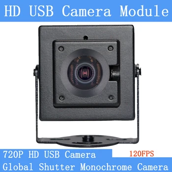 Монохромен модул камера с глобалната експозиция HD 720P 120 кадъра в секунда, широкоъгълен модул камера UVC OTG Linux ВИДЕОНАБЛЮДЕНИЕ Mini Surveillance