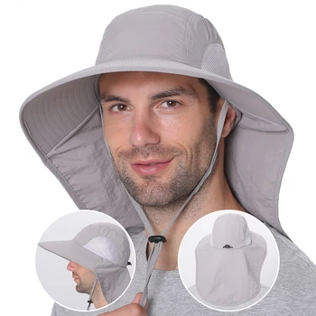 Градинска рибарска шапка за мъже и жени, лятна солнцезащитная шапка, бързосъхнеща, UV-защита, риболовна шапка, катерене