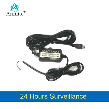 Anfilite 5V 2.5 A USB 2.0 OBD понижающая линия на 24 часа мониторинг паркиране на Автомобили DVR камера Дължина на кабела на камерата 3 м и аксесоари