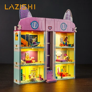 Lazishi LED 10788 набор от градивни елементи за куклена къща Габби (само с осветителни уреди)