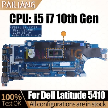 За лаптоп Dell Latitude 5410 дънна Платка на Лаптоп LA-J371P 030CV1 033T9K 02FGH4 i5-10310U i7-10610U дънна Платка Напълно Тестван