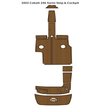 2002 Cobalt 246 Платформа за плуване, кокпит, подложка за лодочной комплект от пяна EVA, изкуствен лик, подложка за пода
