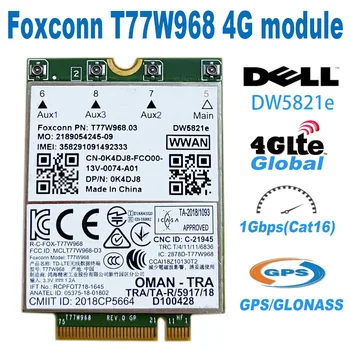 T77W968 DW5821e X20 LTE Cat16 1 gbps FDD-LTE TDD-LTE 4G модул За лаптоп Dell 5420 5424 7424 7400