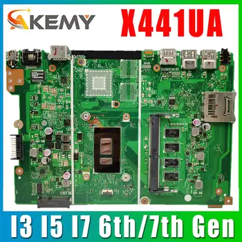 X441UA дънна Платка 4405U I3 I5 I7 6th 7th Поколение 4 GB 8 GB оперативна памет За ASUS X441UV F441U A441U X441UAR X441U X441UB дънна Платка на Лаптоп