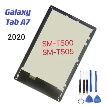 Оригинал за Samsung Galaxy Tab A7 10,4 (2020 г.) SM-T500 SM-T505 T500 LCD дисплей, Сензорен Стъклен Екран Дигитайзер В събирането на