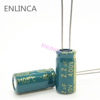 50 бр./лот 2,2 UF 400 2,2 icf алуминиеви електролитни кондензатори размер на 6*12 S102 20%