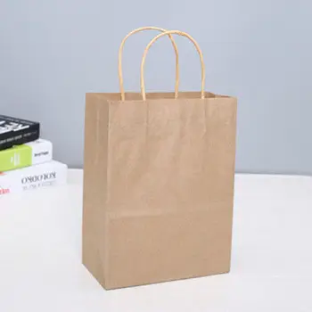 50 бр. хартиена торбичка с дръжка, подаръчни хартиени торби за партита, сватбени сувенири, подарък пакет за фестивал