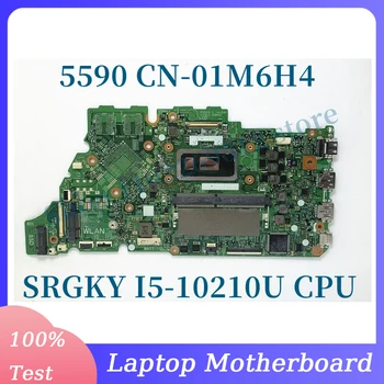 CN-01M6H4 01M6H4 1M6H4 дънна Платка за лаптоп Dell 5590 дънна Платка с процесор SRGKY I5-10210U 100% Напълно Тествана, Работи добре