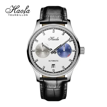 Автоматични механични часовници Haofa за мъже, син сапфир на известния календар самостоятелно ликвидация, луксозни мъжки часовници, мъжки модни водоустойчив
