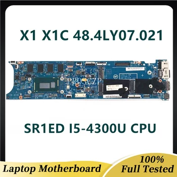 Безплатна доставка за Lenovo X1 X1C дънна Платка на лаптоп 48.4LY07.021 LMQ-1 12298-2 с SR1ED I5-4300U процесор, 8 GB 100% Напълно Работи Добре