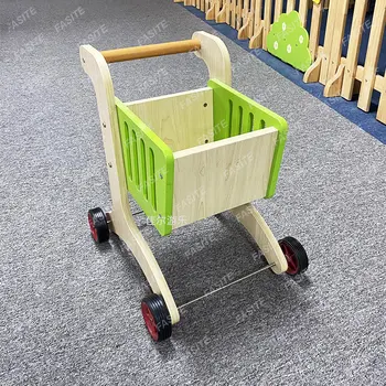 Количка за детска градина, количка за пазаруване в супермаркет, игрална къща, камион, за съхранение на детски играчки, четырехколесный дъбов кола, автомобил с докосване на баланса.