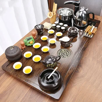 Чай в саксия кунг-фу, порцелан чай комплект за заваряване, японски инструменти, преносими табла, аксесоари за приготвяне на чай Conjunto De Cha, WSW40XP