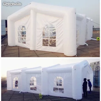 Външен голям надуваем каркасный шатри за партита, надуваем каркасный къща за сватбена декорация