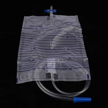 5шт 2000 мл мъжки чанта за дренаж на урината Медицински латексный катетър за възрастни пациенти с инконтиненция на урината в леглото Събиране на урината Здравеопазване