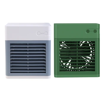 Преносим настолен хладилен мини-фен персонален инструмент за охлаждане на въздуха Регулируема малък настолен охлаждащ вентилатор за спалня офис N0PF