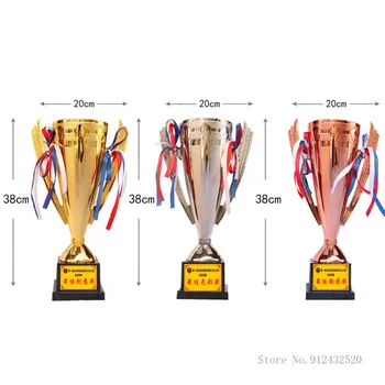 Адаптивни трофей Trofeo Champions Конкурс трофеи Бизнес покритие Трофеи без покритие награда Футболни трофеи Медал Сувенирни чаша