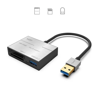 Качество на високоскоростни устройства за четене на карти USB3.0 XQD 500 MB/s. XQD 2.0 USB 3.0 Устройство запис на карти памет на Sony за Lexar XQD с USB-етикет