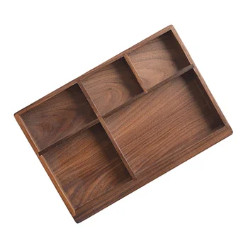 Тава-органайзер за посуда, тенис на маса кутия за съхранение на прибори за хранене, една кутия, в западен стил, малък