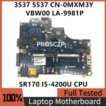 CN-0MXM3Y 0MXM3Y MXM3Y За Dell Inspiron 15R 5537 3537 дънна Платка на лаптоп LA-9981P LA-9982P С процесор I5-4200U HD8670M 100% Тествана