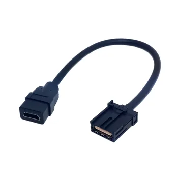 CY NGFF високоскоростен HDMI 1.4 Тип E за мъже и жени, аудио видео кабел 0,3 м автомобилна система за свързване