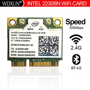 Intel Centrino Wireless-N2230 2230BN 2230 2230BNHMW 2230N Половината Мини Pci-e 300 Mbps с + Bluetooth4.0 Безжична карта Wlan Wifi