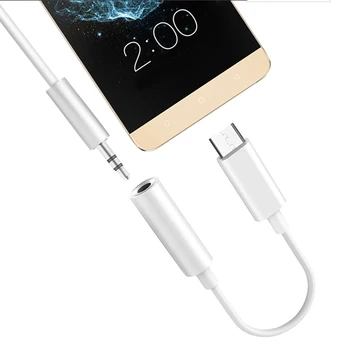 Кабел за слушалки с жак Type C до 3,5 мм USB Type-C 3,5 Адаптер За слушалки, AUX За Huawei Mate 10 P20 Mi 6 6X Mix 2s