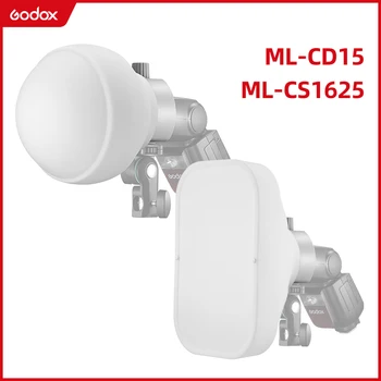 Комплект модификатори на купола рассеивателя флаш Godox ML-CD15 ML-CS1625 за ML30 MLBI ML60 V1S V1C V1N V1F V1O V860III-S TT685S AD300PRO
