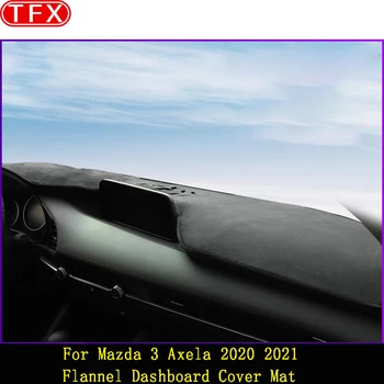 Фланелевый Подложка За Арматурното табло, Замшевый Подложка За Арматурното табло, Подложка За Арматурното Табло, Автомобилен Стайлинг За Mazda3 на Mazda 3 Axela BP 2019 2020 2021 2022 Аксесоари