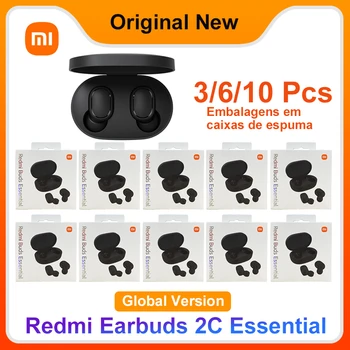 3/6/10 бр Xiaomi Global Redmi Слушалки 2C Essential True Безжични Слушалки Bluetooth Слушалки с микрофон за Бягане