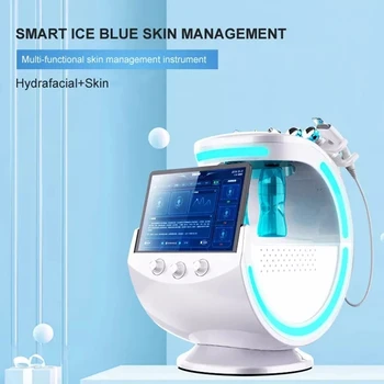 Най-новата ултразвукова криотерапия за грижа за кожата, минимално инвазивна машина за производство на синия лед, апарати за анализ на кожата magic mirror
