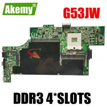 G53JW дънна Платка за Лаптоп ASUS G53JW G53J G53 дънна Платка на Лаптоп DH55 PGA 989 DDR3, 4 СЛОТА * Тестван на 100% Работа