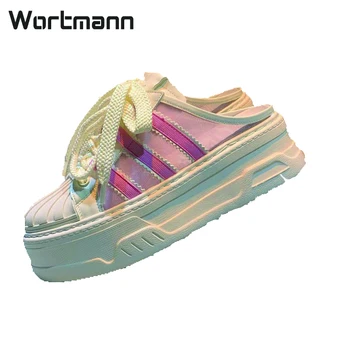 Wortmann/ дамски ежедневни дишаща удобна мода обувки във формата на миди, идеална за всеки, заедно