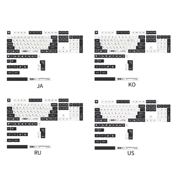 69HA 128 бр. Набор от клавиатури капачки на детска тема XDA CSgo за механична клавиатура