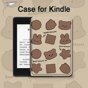 За Kindle Paperwhite 5 Калъф Cookie Bear Бъни Paperwhite4 за Kindle 658 Калъф Магнитна Ключ за Kindle Papaerwhite 4 Funda