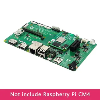 Официална разработка на Raspberry Pi Изчислява Module 4 IO Board BCM2711 с метален корпус 12 PWM вентилатора за охлаждане за Raspberry Pi CM4