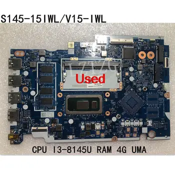 Използва се за Lenovo Ideapad S145-15IWL/V15-IWL дънна Платка на лаптоп С процесор I3-8145U 4G UMA FRU 5B20S41719 5B20S41720