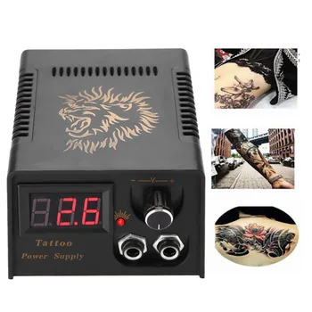 Професионален цифров LCD източник на храна за татуировки, висококачествен черен източник на храна за татуировки, татуировочный картечница, източник на храна за татуировки