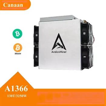 Avalon Миньор A1366 130th / S 3250W Мощна крипто-машина Bitcoin Asic с кораб Canaan в края на декември