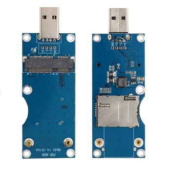 Мини адаптер, Pcie с USB слот за SIM-карти UIM за модул 4G Quectel EC25 EC25-E EC25-AF EC25-AU EC25-A EC25-EU EC25-J EP06-E
