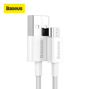 USB кабел Baseus Кабел Micro USB Бързо зареждане на данни за Samsung Xiaomi Huawei Android Кабела на зарядното устройство за мобилния телефон кабел