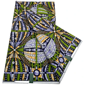 Восъчен плат Гореща разпродажба африканска плат за женски рокли Восъчни разпечатки памучен плат 6 ярда