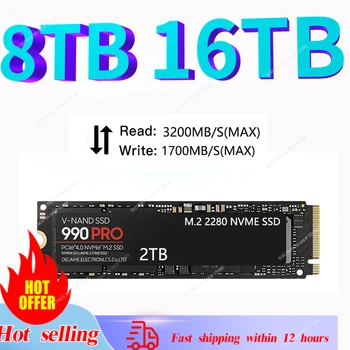 SSD M. 2 990PRO NVME 4 TB 1 TB И 2 TB PCIe Твърд Диск Вътрешен Твърд диск за Лаптоп SSD M. 2 980 NVME 512 GB И 1 TB И 2 TB PCI