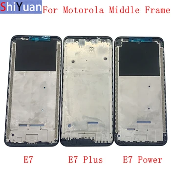 Корпус Средната Рамка LCD Рамка за Табела Панел на Шасито За Motorola Moto E7 E7 Plus E7 Power Phone Метална Средната Рамка на резервни Части За Ремонт на