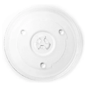 10,5 Инчов микровълнова чиния Дубликат микровълнова чиния Здрава микровълнова печка универсална Въртяща се маса Стъклена чиния Кръгла замяна чиния