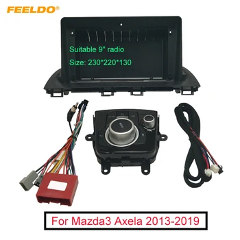 FEELDO Авто 2Din Адаптер за Панела и Аудио Теглене на Кабели С Предавателна Canbus За Mazda3 Axela 9 