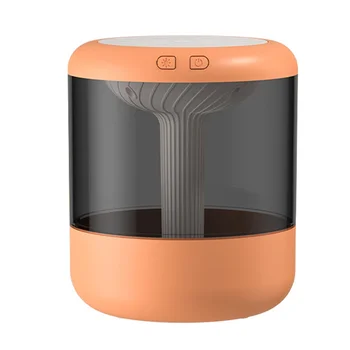 1.2 L Овлажнител за Въздух с Голям Капацитет Мини Преносим Дифузор Етерично Масло USB за създаване на Мъгла за Спални Дома Оранжево