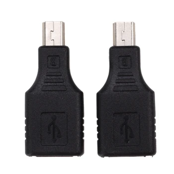 500 броя мини USB конектор за конвертор USB конектор OTG адаптер за MP3 MP4 мобилни телефони, таблети PC