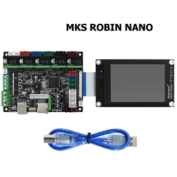 Част 3D принтер MKS Робин Nano V1.2 Такса STM32 Робин Nano дънна Платка 32Bit Хардуер и Софтуер С Отворен код TFT35 Сензорен Екран За SP-5