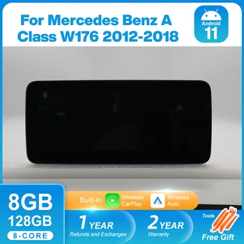 Авто Мултимедиен плеър с Android CarPlay За Mercedes Benz A Class W176 2012-2018 Стерео IPS Екран, GPS, WiFi Авторадио